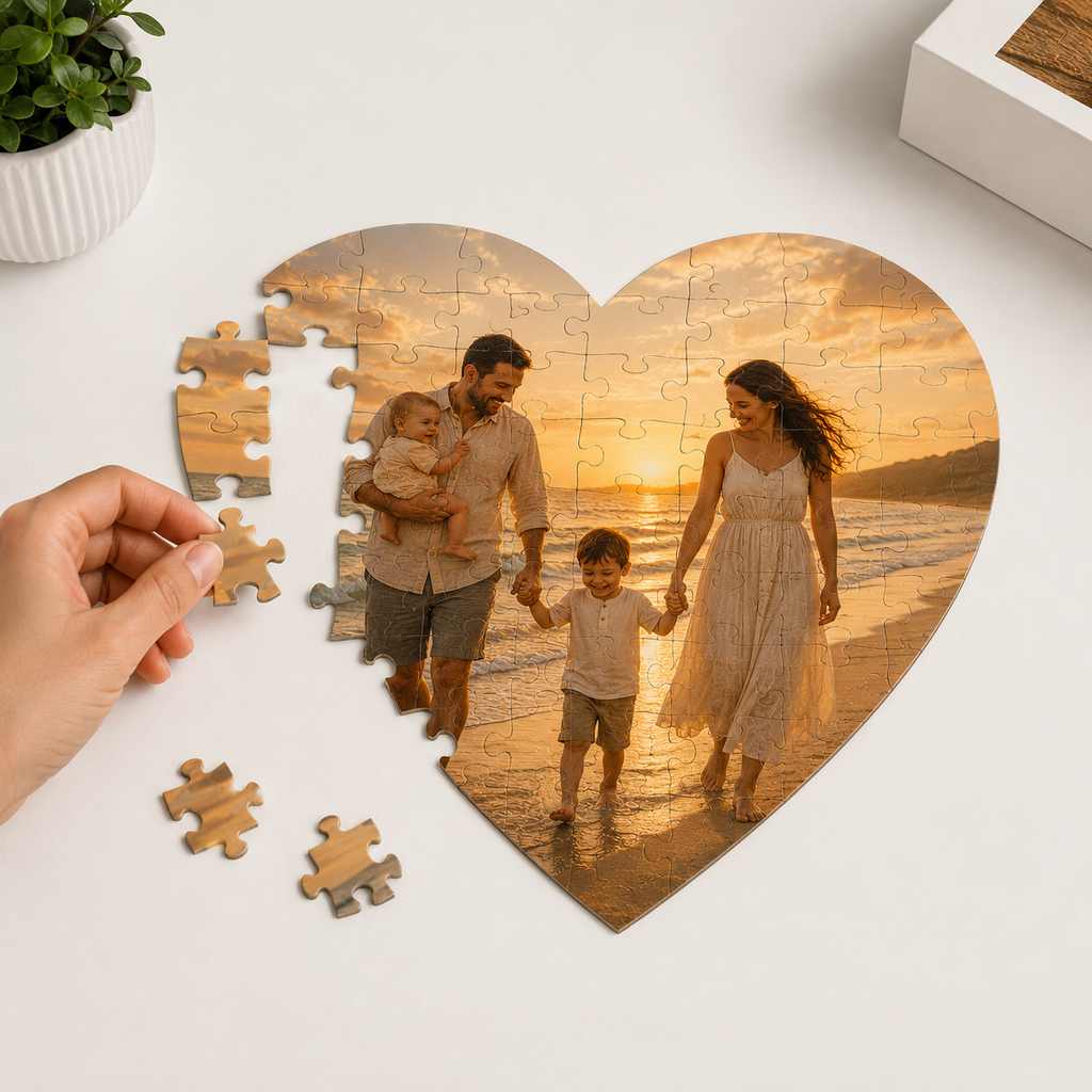 Kişiye Özel Kalp Puzzle